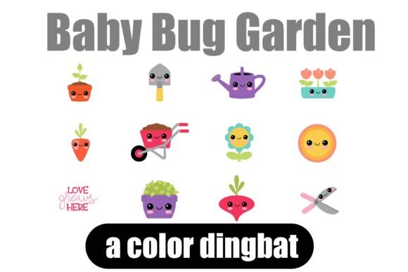 Adorable Insects: Mastering the Baby Bug Garden Font