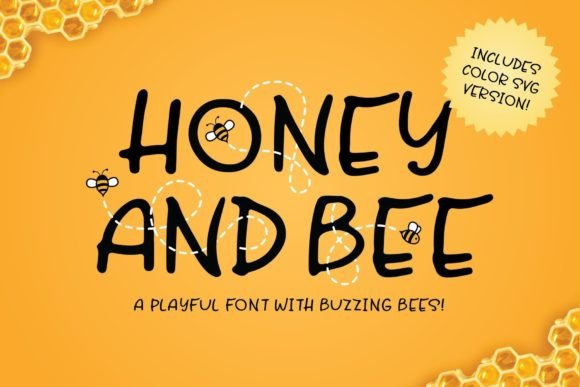 Bring Joy to Your Designs with Honey and Bee Font
