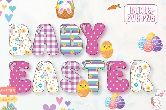 Celebrate Easter with the Baby Easter Font Bundle