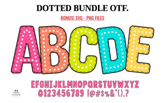 Dotted Back to School: A Font That Sparks Joy