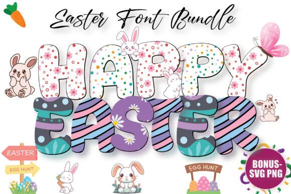 Fancy Easter Bundle: Five Fonts for Spring Projects