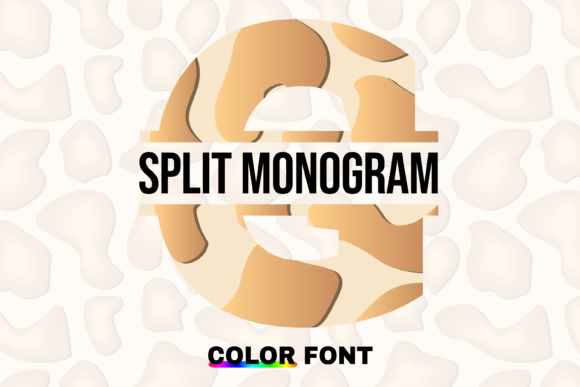 Giraffe Split: A Playful Color Font for Modern Designs