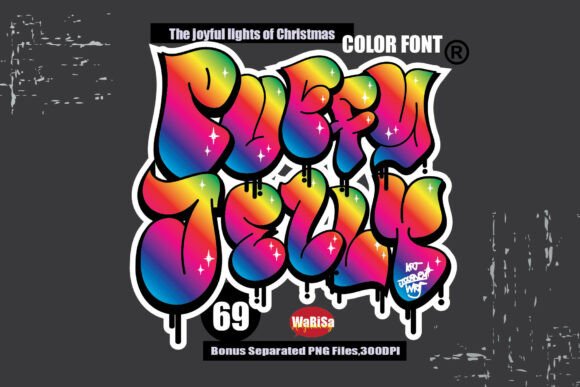 Injecting Vibrant Energy with the Puffy Jelly Typeface