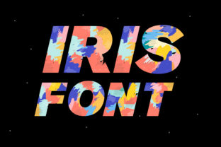 Iris: A Color Font That Brings Vibrant Energy to Your Designs