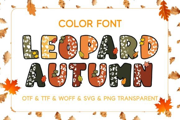 Leopard Autumn: A Playful Font for Creative Projects