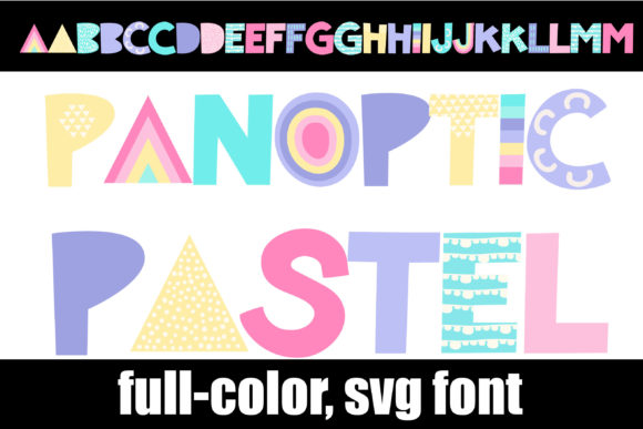Panoptic Pastel: A Modern Typeface for Soft Branding