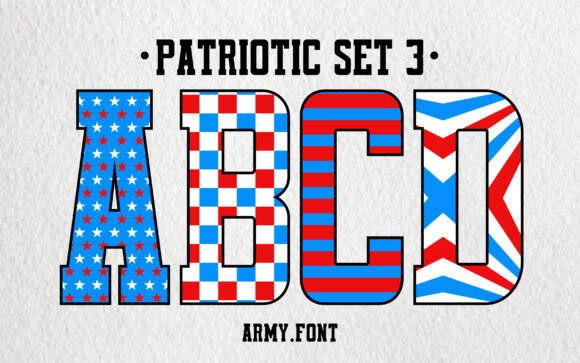Patriotic Set 3: A Modern Edge for Your Branding