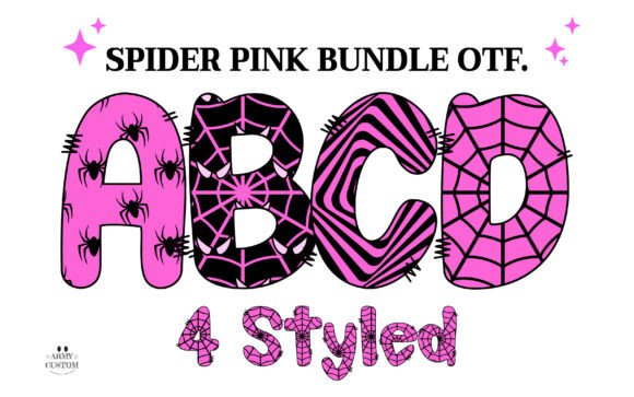 Spiderpink Eyes: A Typeface That Bites Back with Style