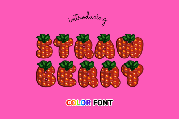 Strawberry Font: A Fresh Take on Playful Branding
